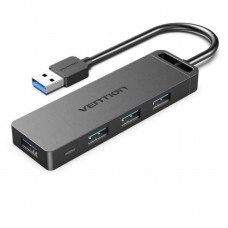 Hub USB 3.0 Vention CHLBF- 4xUSB- MicroUSB PD- 1m