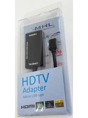 Adaptador MHL a HDMI + Micro USB