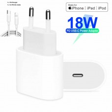 CARGADOR RAPIDO USB-C 18W PD + CABLE USB C